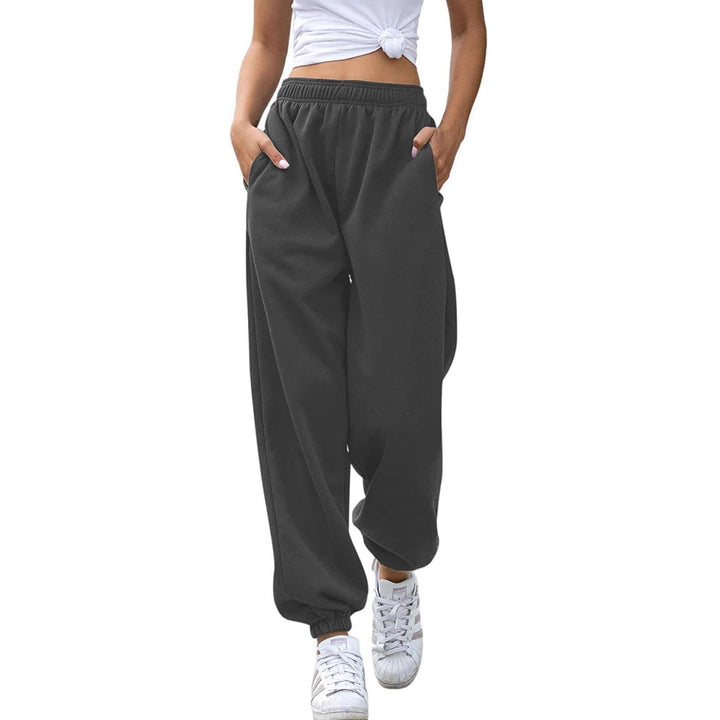 Damen nan gemütliches Lounge-Jogginganzug-Set mit Oversize-Hoodie und elastischer High-Waist Jogginghose Drune
