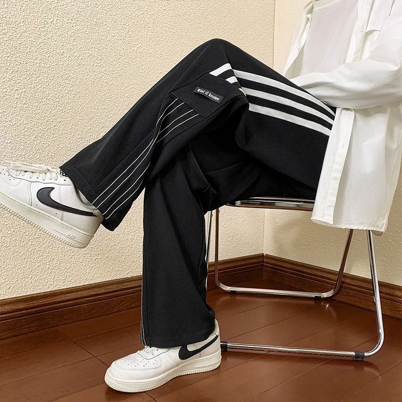Herren Sportliche Freizeithose mit modernen Seitendetails Drune