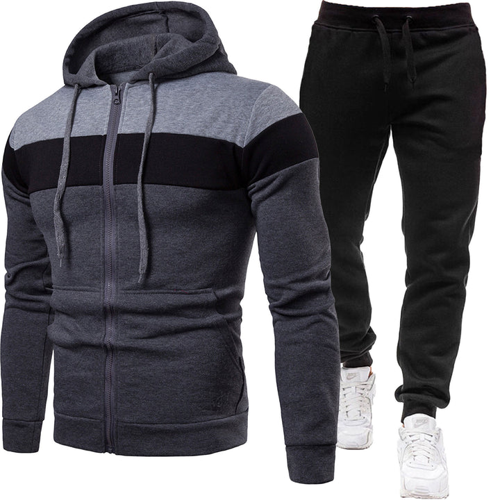 Herren nan zweiteiliges Freizeit-Jogginganzug-Set Drune