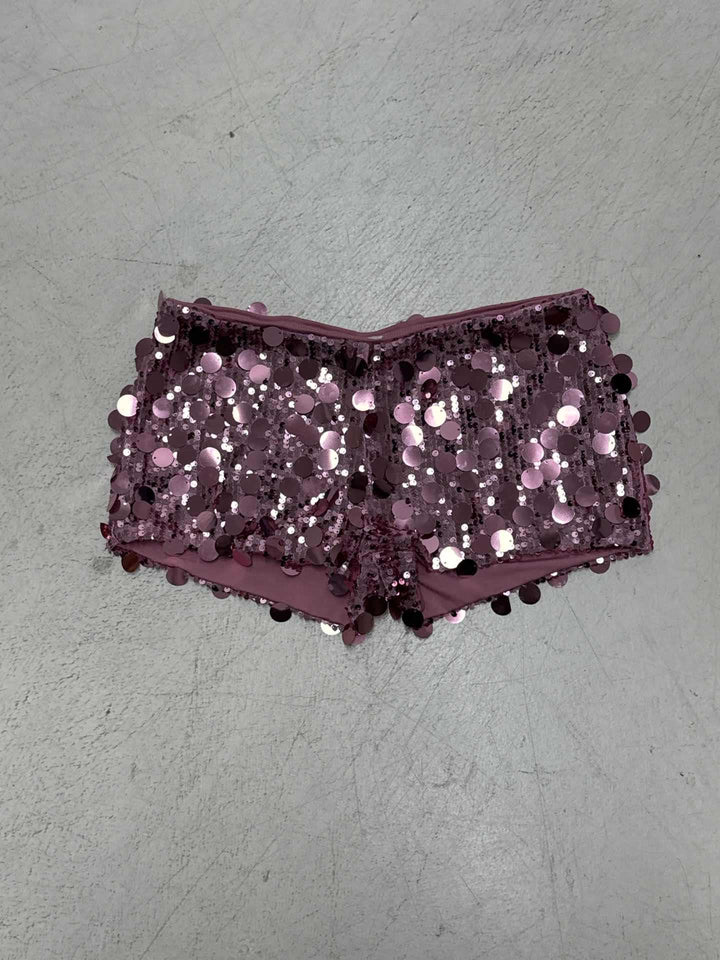 Damen funkelnder Glitzerrock mit Paillettenbesatz und schwingendem Schnitt Drune