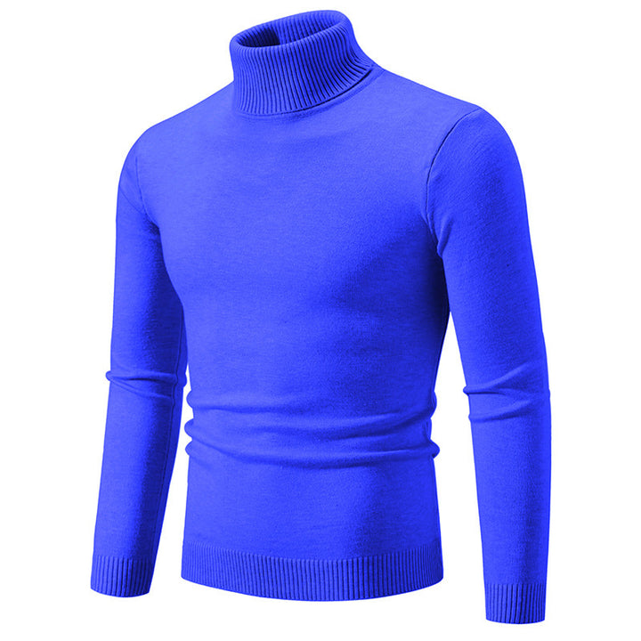 Herren schicker Rollkragenpullover aus hochwertiger Baumwolle Drune