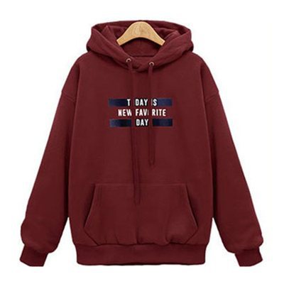 Damen nan lässiger Kapuzenpullover mit Kängurutasche, relaxed Fit und grafischem Statement-Print Drune