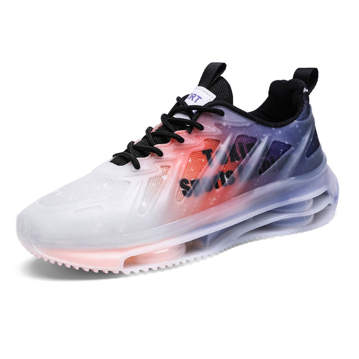 Herren Innovativer Laufsneaker mit sichtbarer Luftkissen-Zwischensohle und semi-transparenter TPU-Ummantelung Drune