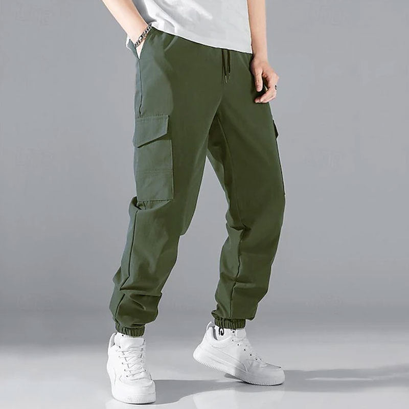 Herren Cargo-Hose mit elastischem Bund und multifunktionalen Taschen Drune