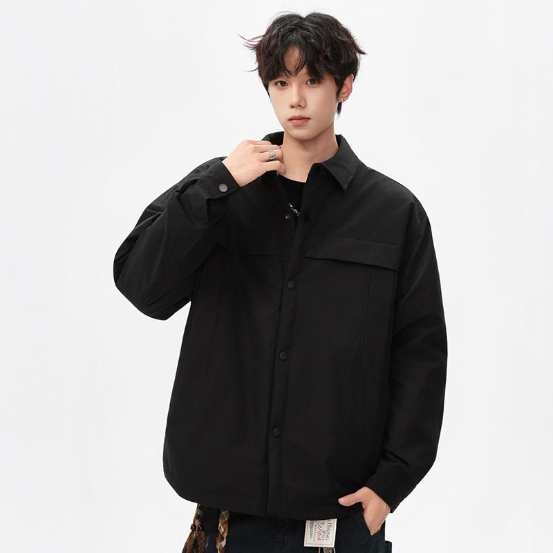 Herren Wasserdichte gesteppte Overshirt-Jacke mit Thermofutter Drune