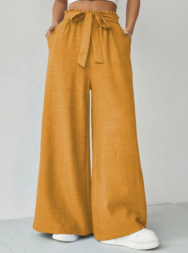 Damen Weite Hosen Drune