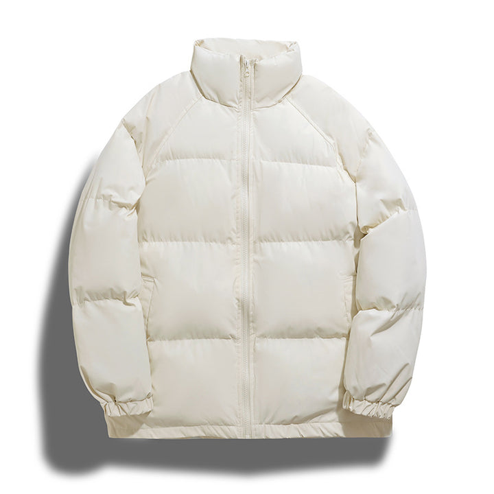 Damen Wärmende Pufferjacke mit hohem Kragen und seitlichen Reißverschlusstaschen Drune