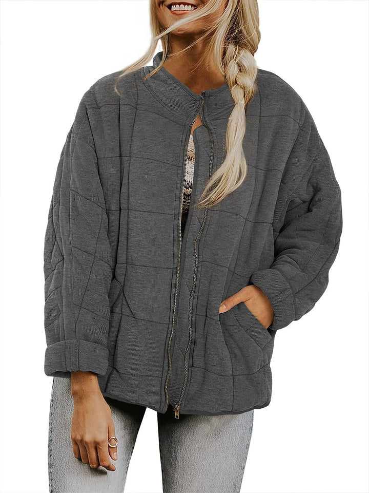 Damen Übergroße Steppjacke Drune