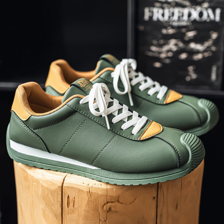 Unisex City-Sneaker mit geriffelter Zehenkappe und wasserabweisendem Kunstleder Drune