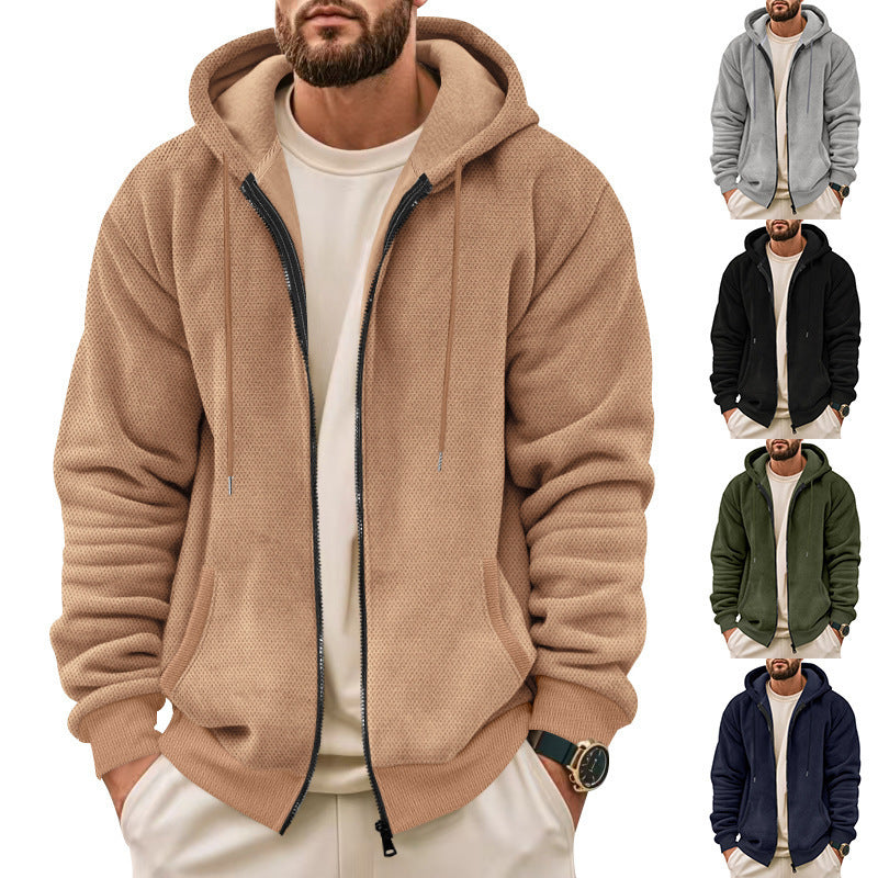 Herren Fleece-Hoodie mit praktischen Taschen Drune