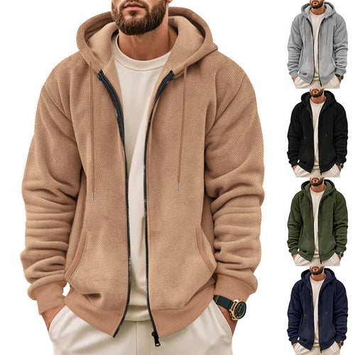 Herren Fleece-Hoodie mit praktischen Taschen Drune