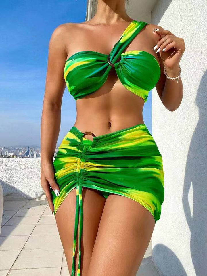 Damen Cropped Top und Minirock Set Drune