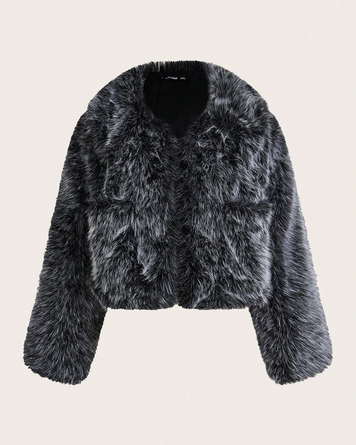 Damen Kunstpelzjacke Drune