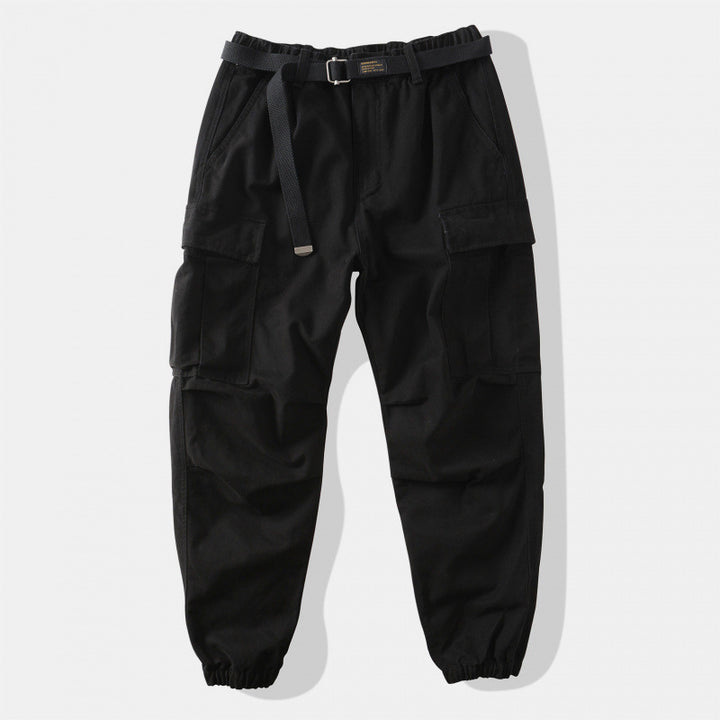 Herren Cargo-Hose mit verstellbarem Bund und praktischen Taschen Drune