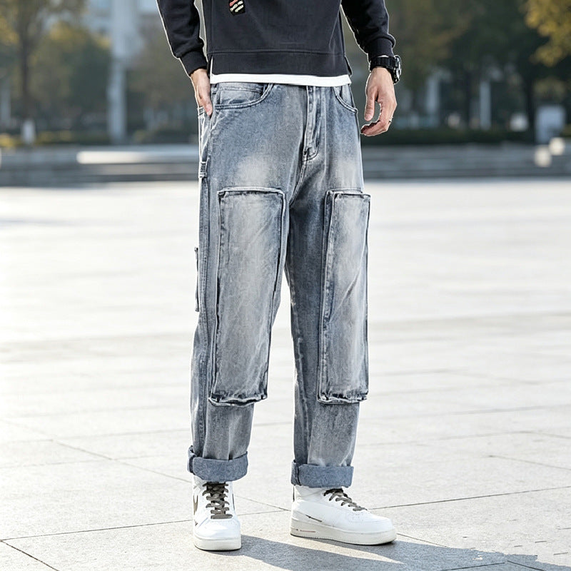 Herren Moderne Cargo-Jeans Drune