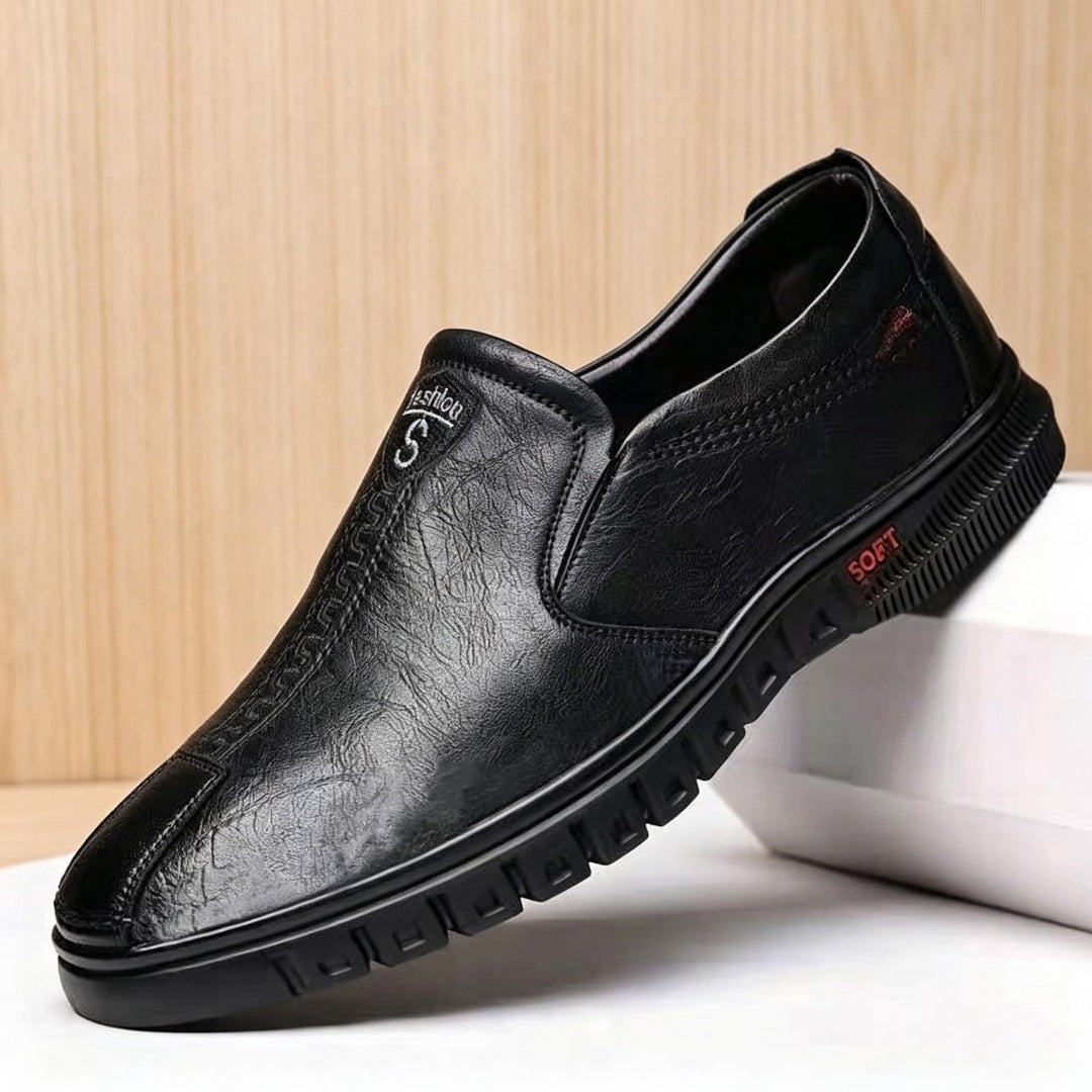 Herren Elegante und Bequeme Slip-On Lederschuhe Drune