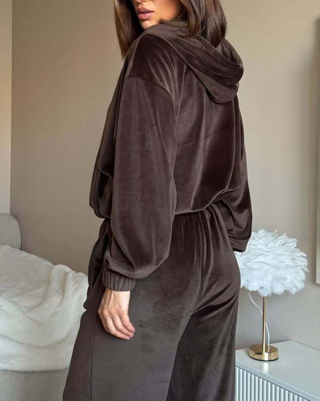 Drune | Dough Kapuzenpullover und Hose Zwei Teile Satz