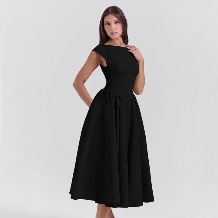 Damen Cocktailkleid mit schickem A-Linien-Schnitt und eleganter Taillierung Drune