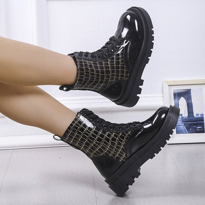 Damen Trendige Statement-Stiefel im modernen Design Drune