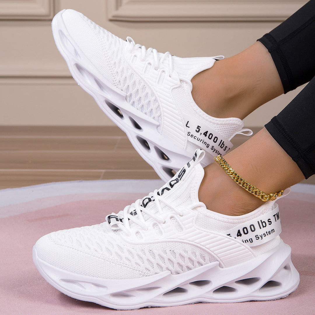 Damen Komfortable und atmungsaktive Laufschuhe mit flexibler Sohle Drune
