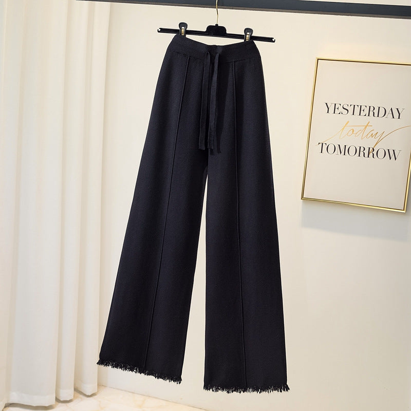 Damen Elegante und bequeme Palazzo-Hose Drune