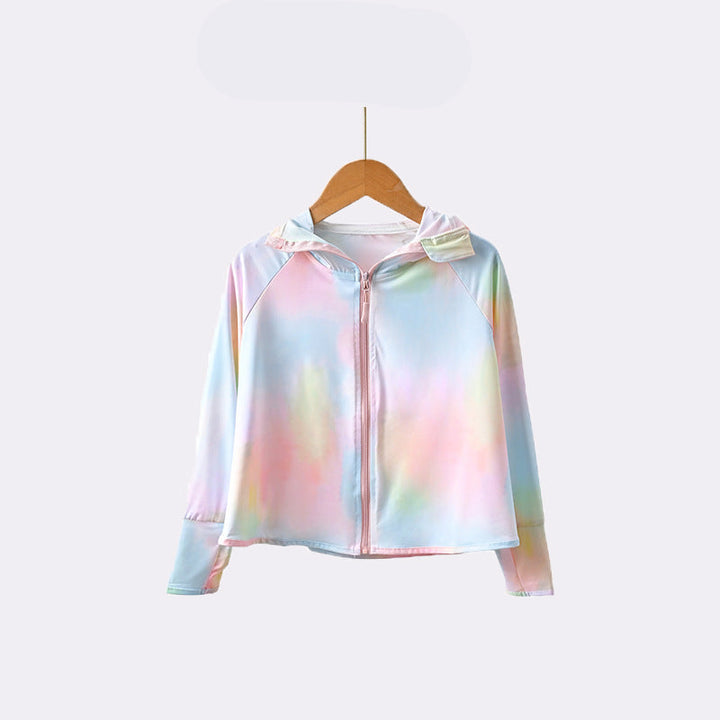 Damen UV-Schutzjacke mit Kapuze und weichem Material Drune
