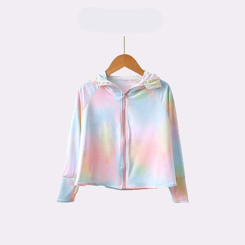 Kinder UV-Schutzjacke mit Kapuze und atmungsaktiven Eigenschaften Drune
