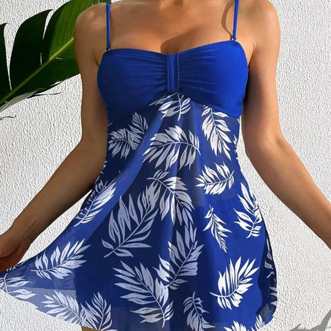Damen Tankini-Set mit floralen Elementen Drune