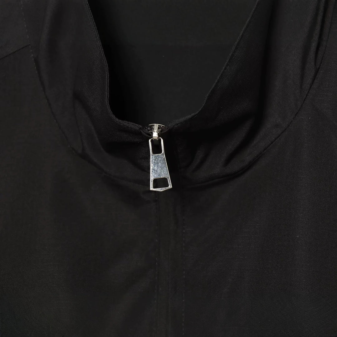 Damen Leichter Blouson mit Stehkragen, Tunnelzug‑Taille und Tüllsaum Drune