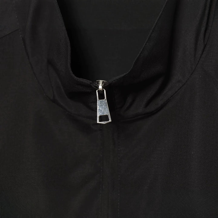 Damen Leichter Blouson mit Stehkragen, Tunnelzug‑Taille und Tüllsaum Drune