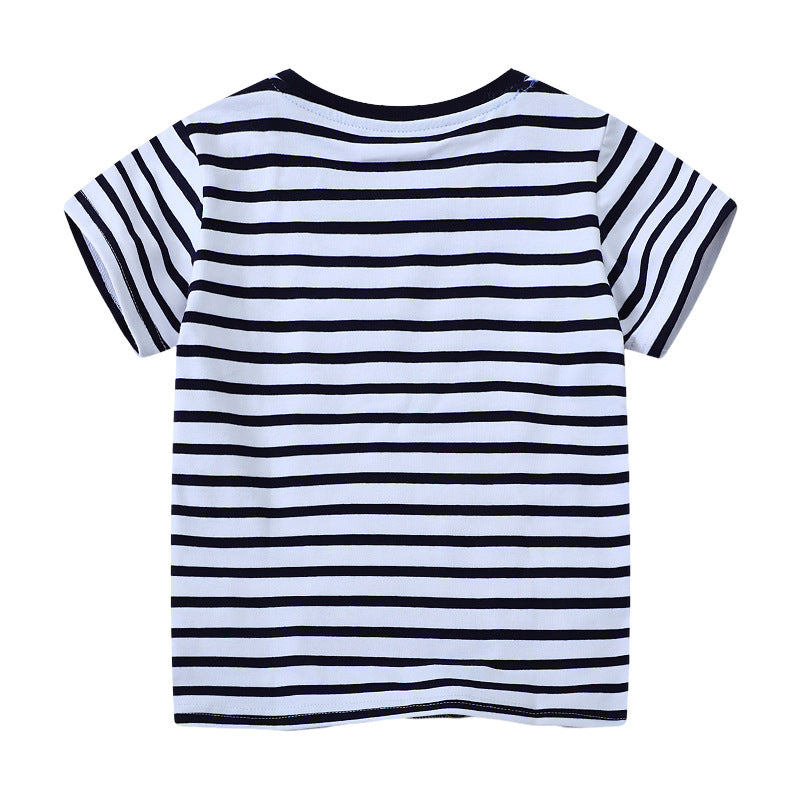 Jungen T-Shirt mit bezauberndem Baustellenfahrzeug-Design Drune