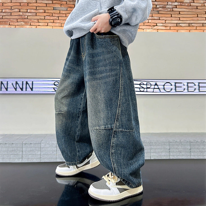 Unisex weite Jeans mit lässigem Design Drune