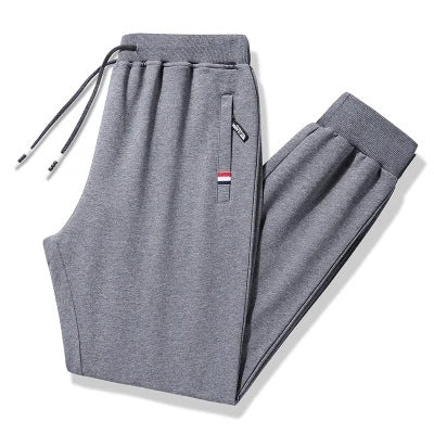 Herren Konische Thermo-Jogginghose mit Reißverschlusstaschen & Kordelbund Drune