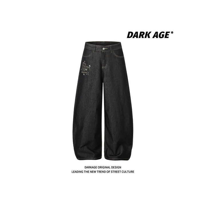 Damen Lässige Weitgeschnittene Jeans Drune