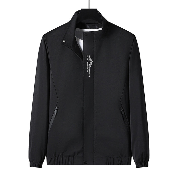Herren Leichte Sportjacke mit hohem Kragen Drune