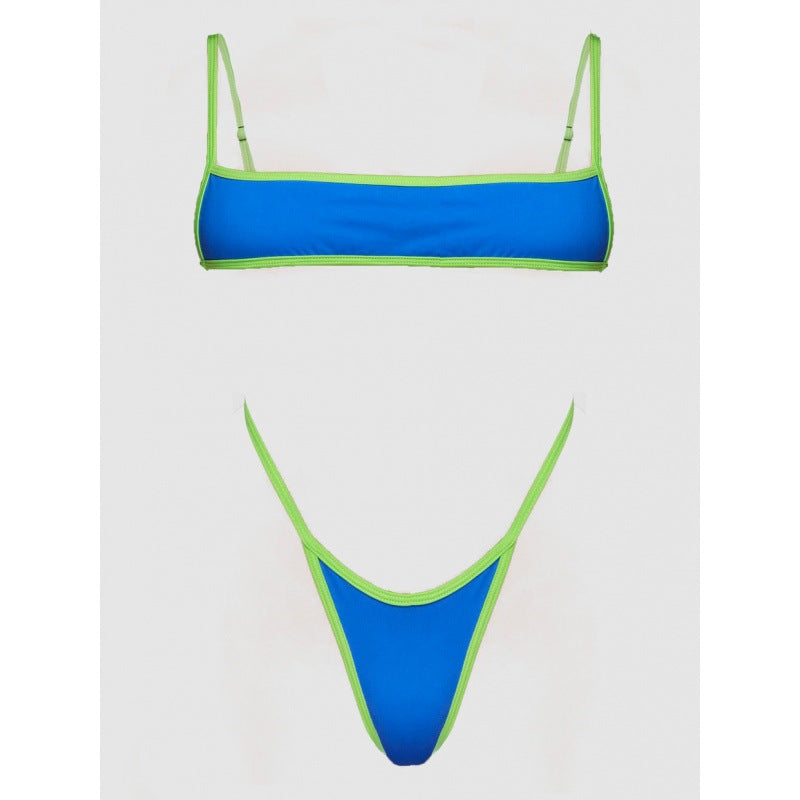 Damen Bikini-Set mit modischem Cut-Out-Design und verstellbaren Trägern Drune