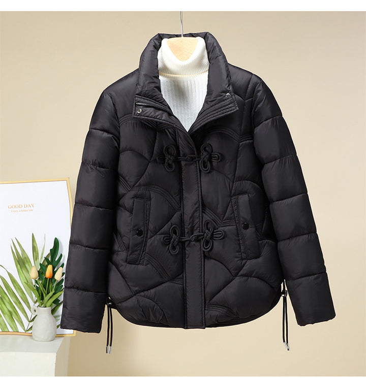 Damen Trendiger gepolsterter Blouson mit praktischen Schnürdetails Drune