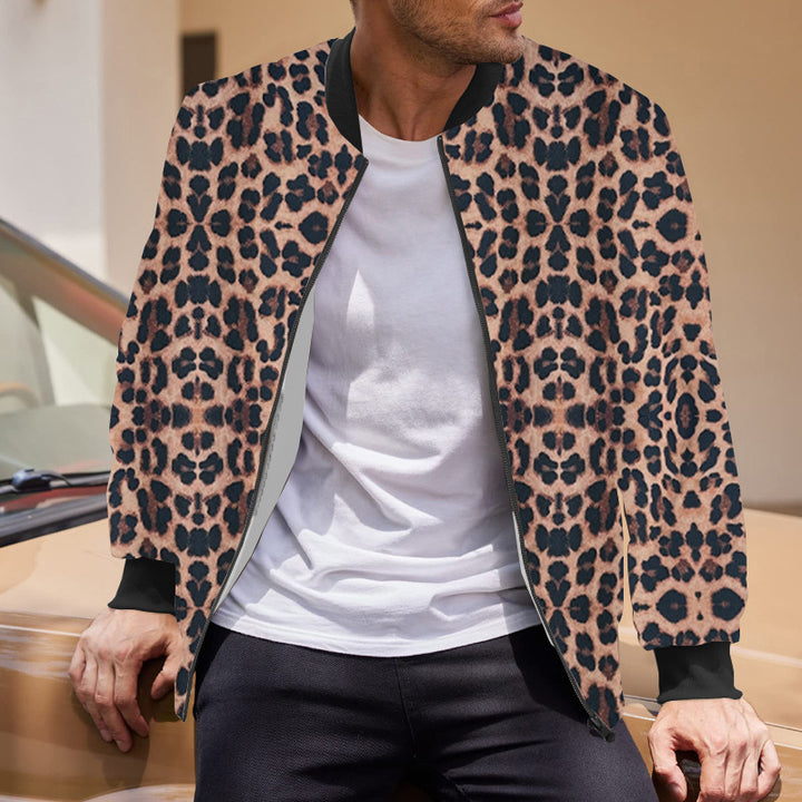 Herren modische Bomberjacke mit Wildleder-Look Drune