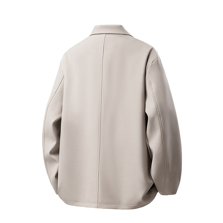 Herren Oversize-Sakko-Jacke mit legerer Overshirt-Silhouette Drune