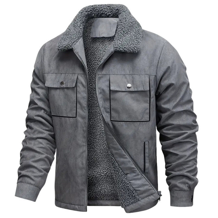 Herren Robuste Freizeitjacke mit teddyartigem Innenfutter Drune