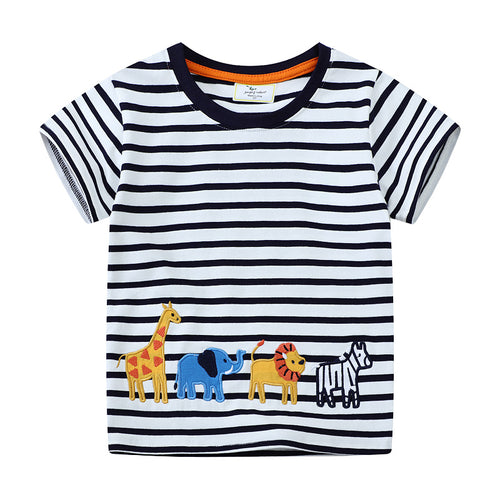 Jungen T-Shirt mit buntem Tiermotiv Drune