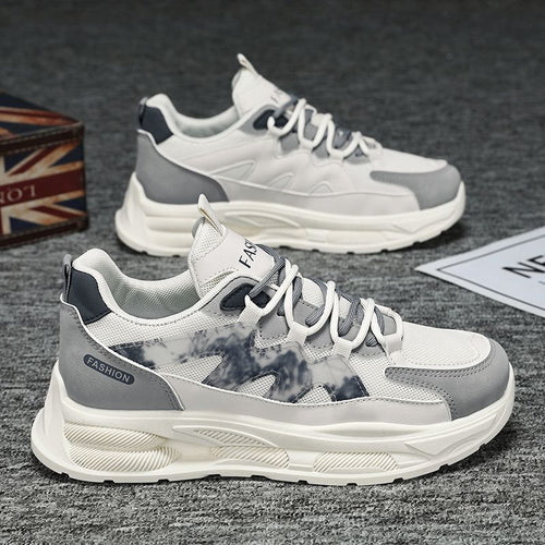 Damen modische sportive Sneakers mit atmungsaktiver Oberfläche und dämpfender Sohle Drune