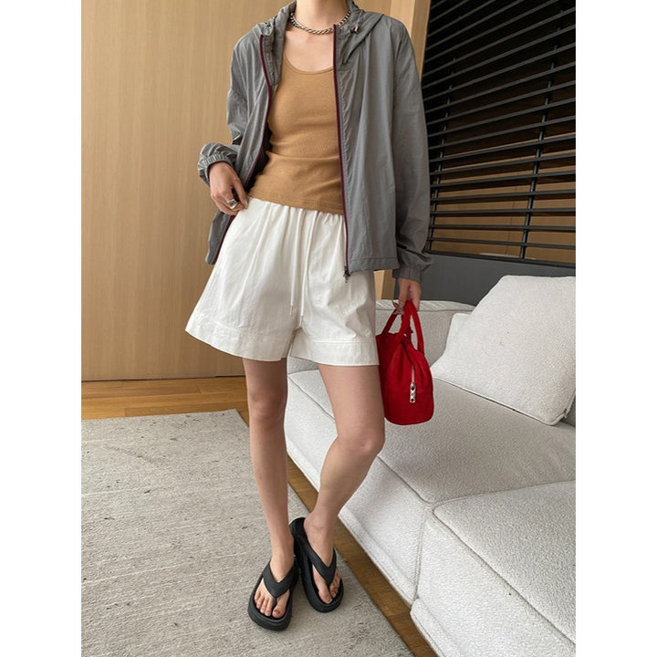 Damen lässige Übergangsjacke mit funktionalen Taschen und verstellbarem Saum Drune