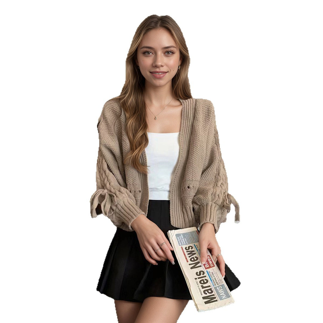 Damen Modischer Strickcardigan mit lässigem Schnitt Drune