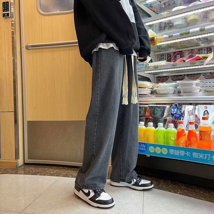 Herren Komfortable und modische Baggy-Jeans Drune