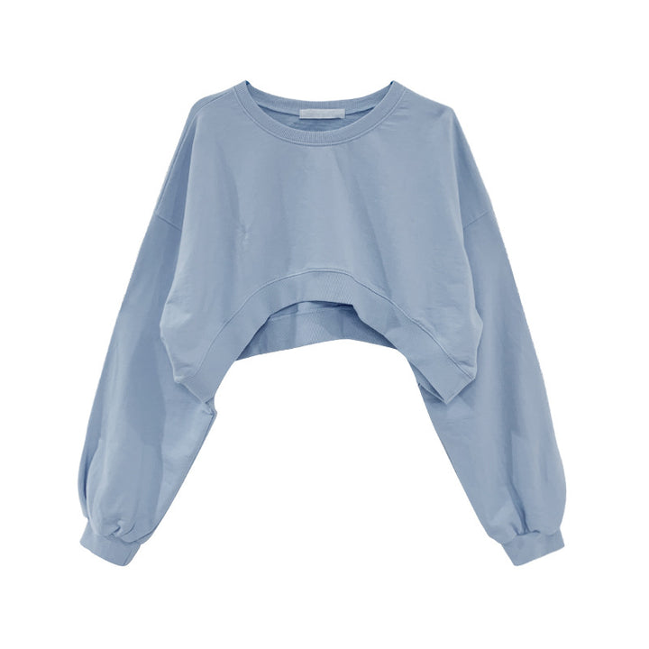 Damen Cropped Sweatshirt Drune