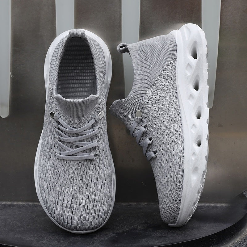 Unisex Atmungsaktive Strick-Sneaker mit sockenähnlichem Schaft und dämpfender Hohlsohle Drune