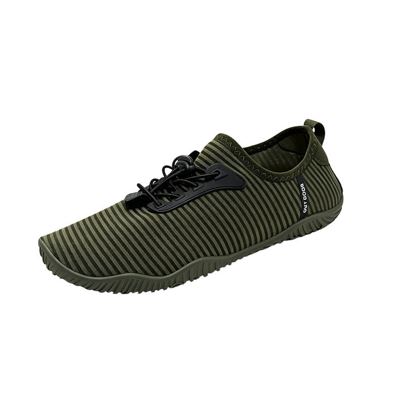 Damen Atmungsaktive Strick-Freizeitschuhe mit rutschfester Flexsohle und Schnell-Lacing Drune