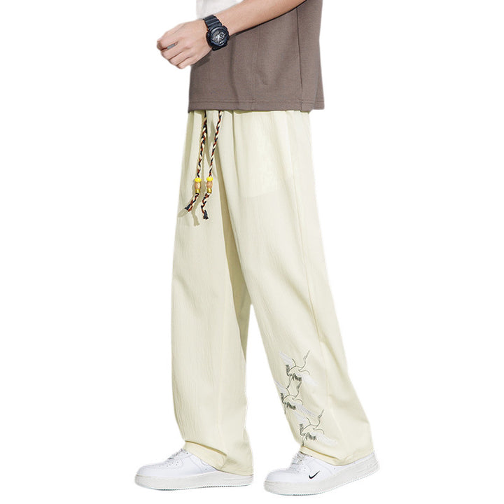 Herren Entspannte Pluderhose mit verstellbarem Bund Drune