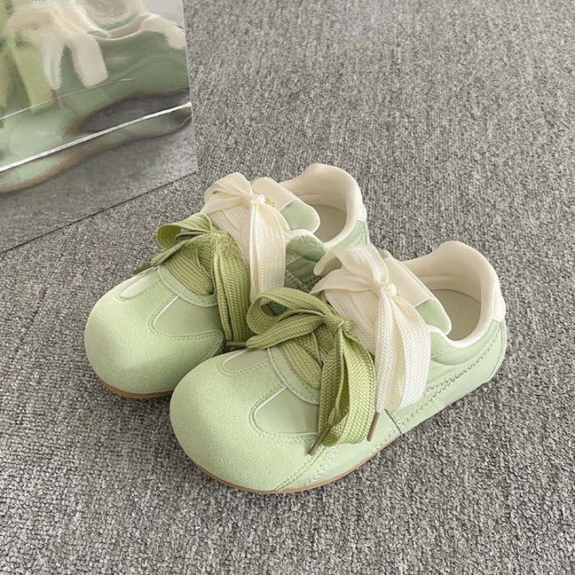 Damen modische Sneakers mit besonders weichem Obermaterial und einstellbarem Klettverschluss Drune